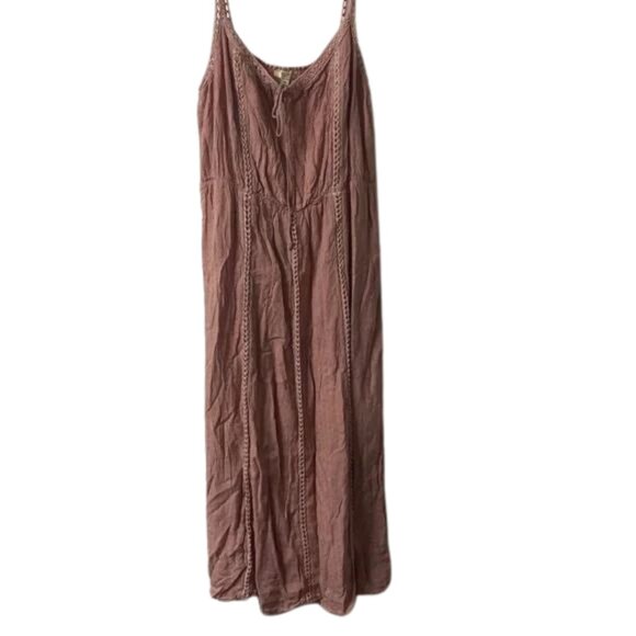 Kori America Size M Pink Boho Dress - Picture 1 of 7